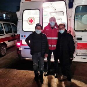 Consegna ambulanza dal Comitato di Corciano (PG) - Michele Malvasi, Paolo Scura, Salvatore Viteritti