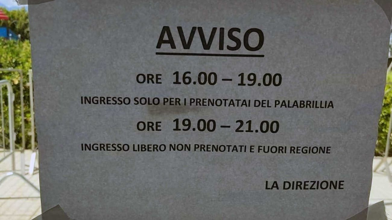 Orari PalaBrillia - HUB Vaccinale