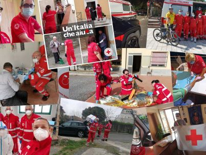 Mix foto Volontari Croce Rossa Italiana - Comitato Alto Ionio Cosentino