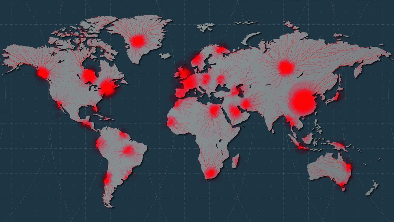 Mappa mondiale pandemia - Covid-19