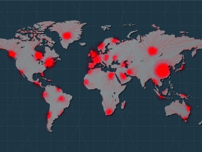 Mappa mondiale pandemia - Covid-19