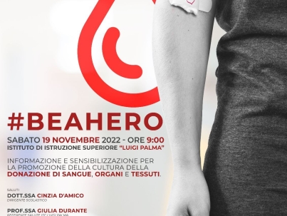 #BEAHERO - Donazione del sangue, organi, tessuti