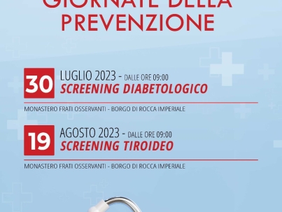 Giornate della Prevenzione - Rocca Imperiale - 2023