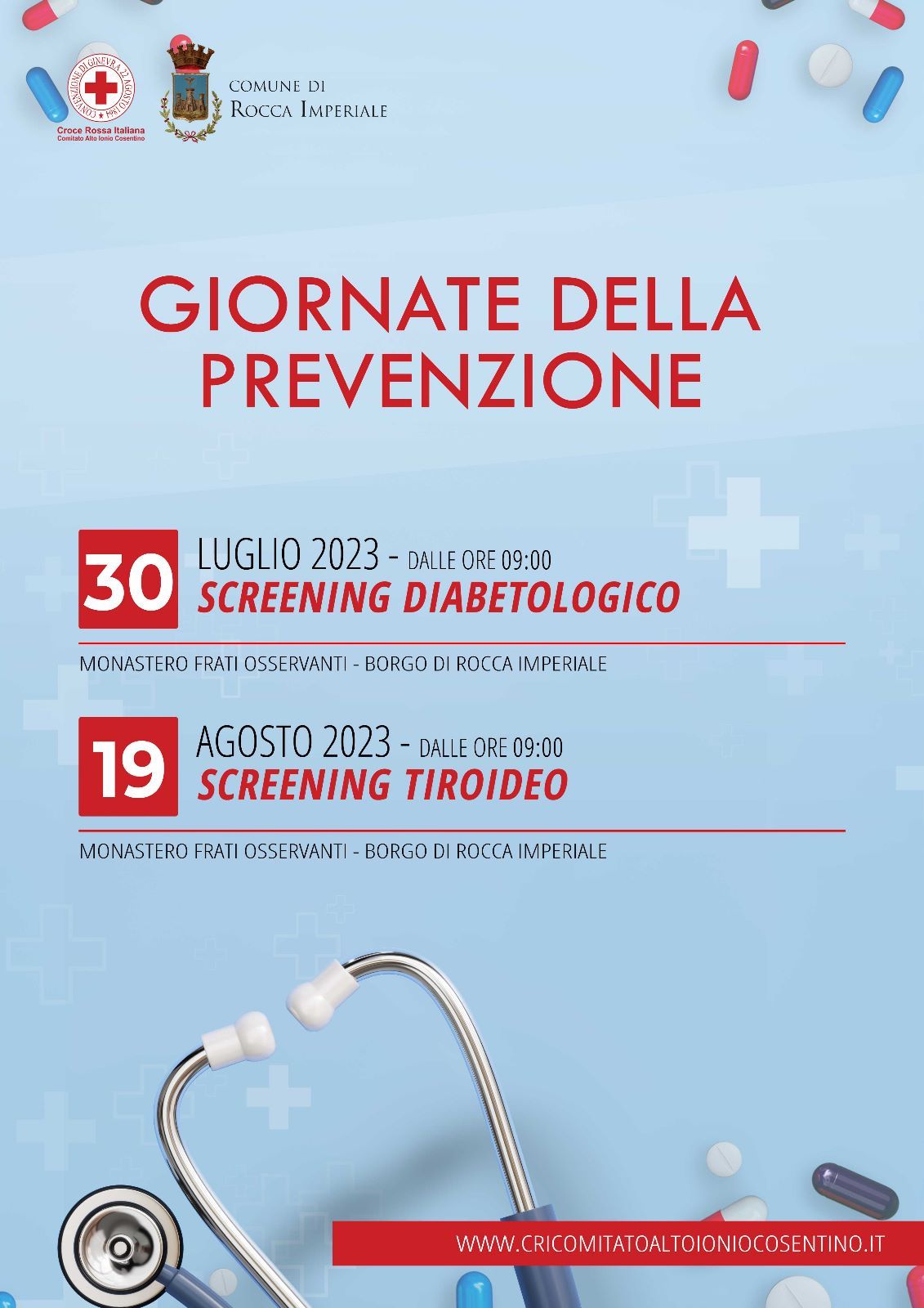 Giornate della Prevenzione - Rocca Imperiale - 2023