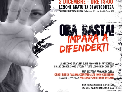 Ora basta! Impara a difenderti. Lezione gratuita di autodifesa per donne